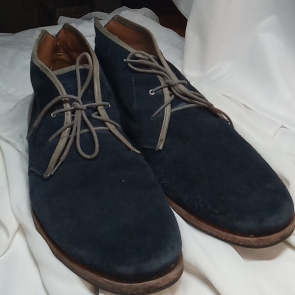 Timberland boot company blue suede shoes size 12 - Picture 1 of 7